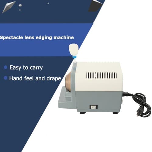 High Speed Optical Precise Grinding Machine Hand Lens Edging Manual Edger 75W
