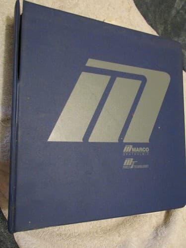 Vintage Manual BINDER Marco Radiusgauge Keratometer Parts Lists KM-1 Ophthalmic+