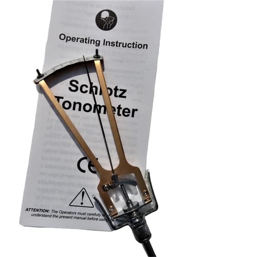 Schiotz Tonometer With Case Ophthalmic Eye Pressure Tester With Weights