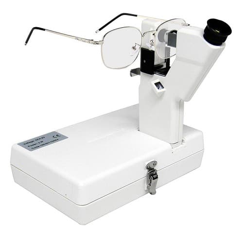 Portable Lensmeter Focimeter Optical Manual Lens Meter Ophthalmology Lensometer