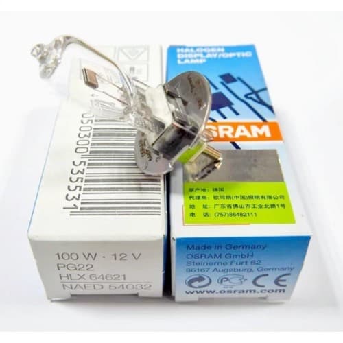 OSRAM 12V100W Microscope Lamp 64626 PG22 Zeiss Slit Lamp Xenon Bulb Halogen Lamp