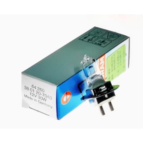 OSRAM 64260 12V30W PG22 Microscope Halogen Bulb Zeiss Slit Lamp 3801-20-7040