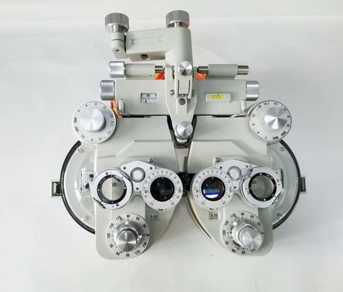 NEW Minus Manual Phoropter Vision Tester Optometry Refractor Creamy White Color
