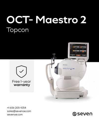 Topcon Maestro 2 With OCT-A  Refurbished by Topcon