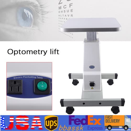 Motorized Instrument Table For Ophthalmic Diagnostic Slit Lamp Adjustable Height