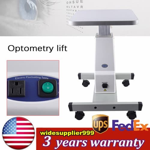 Motorized Instrument Table For Ophthalmic Diagnostic Slit Lamp Adjustable Height
