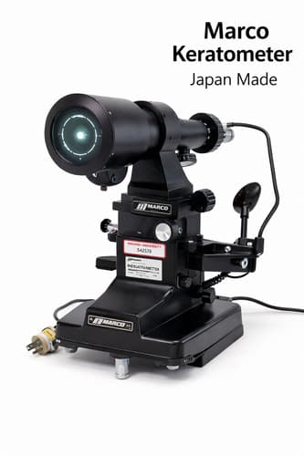 Marco Keratometer Shin Nippon Japan Ophthalmic Eye Instrument w/ Mount Untested