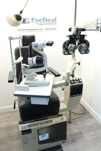 Marco Combo Ophthalmic Lane package (chair, stand, slit lamp, phoropter, acuity)