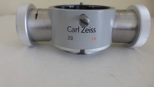 CARL ZEISS T* 20/80 BEAMSPLITTER FOR SURGICAL MICROSCOPE OR SLIT LAMP